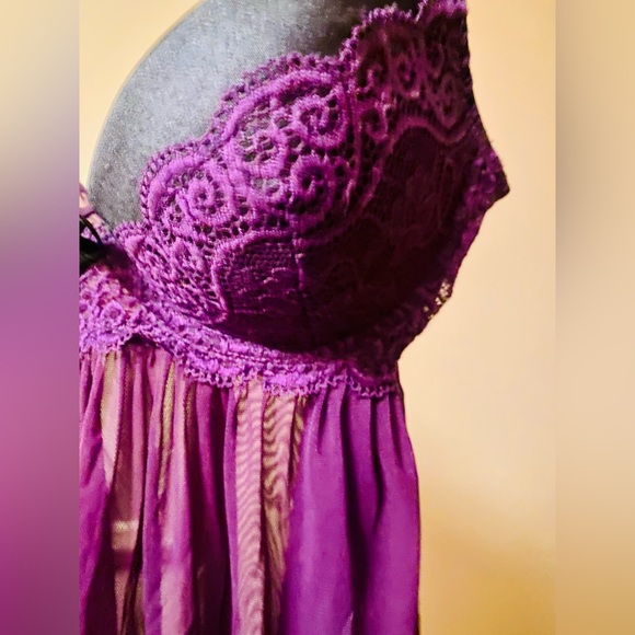 Purple Lacey Nightwear - Picture 2 of 5
